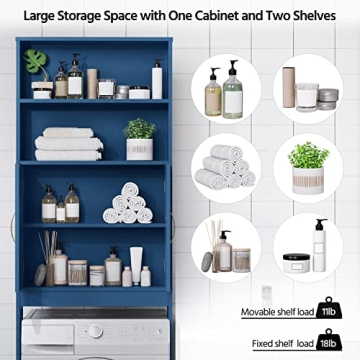 Maximize Bathroom Space with Yaheetech Storage Cabinet