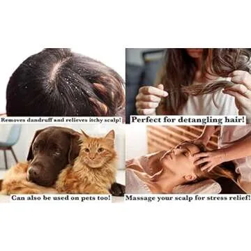 G.B.S Scalp Massage Dandruff Hair Brush for Ultimate Care