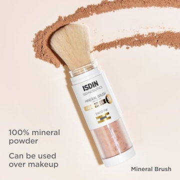ISDIN Mineral Brush Powder for Pollution and Blue Light Protection