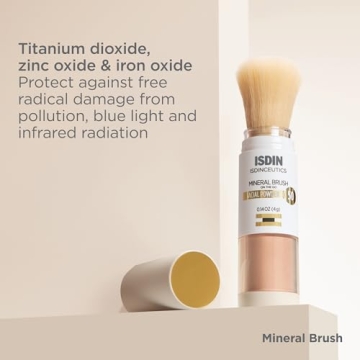 ISDIN Mineral Brush Powder for Pollution and Blue Light Protection