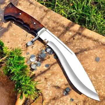 Poshland Fixed Blade Hunting Knife. Sturdy knife to last long fully hand-made with sheath included has been designed for exceptional performance - Survival, Camping, Tactical, and Outdoor Knife
