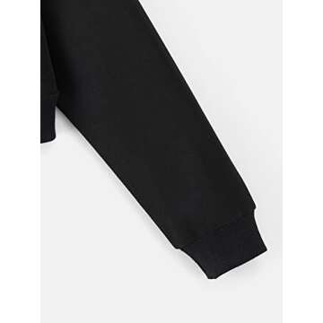 GORGLITTER Women's Zip Up Crop Hoodie for Stylish Comfort