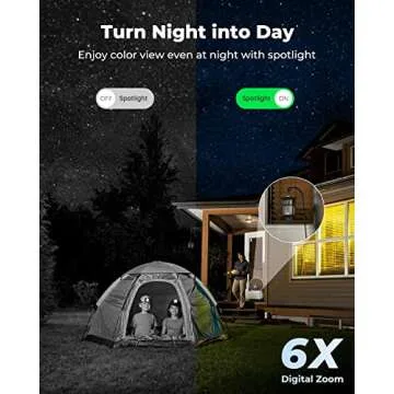 REOLINK Argus 3 Spotlight Security Camera Wireless Outdoor Wire-Free Battery/Solar Powered, PIR Motion Activated Video Record, 1080P Night Vision, Two-Way Talk, Built-in Siren, for Home Surveillance