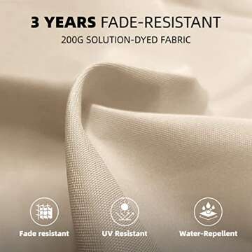 wikiwiki 10ft Patio Umbrellas Offset Outdoor Umbrella Cantilever Hanging Umbrellas w/Infinite Tilt, ...