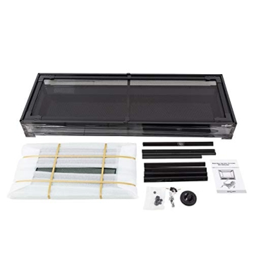 Durable 67 Gallon Reptile Terrarium with Sliding Doors