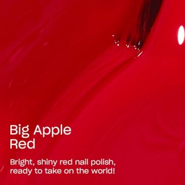 OPI Big Apple Red Nail Polish Vibrant Chip-Resistant Finish