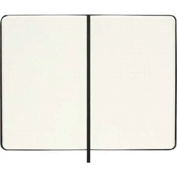 Moleskine Classic Collection Hard Cover Notebook, 1-Subject, Dotted Rule, Black Cover, 5.5 x 3.5 Sheets