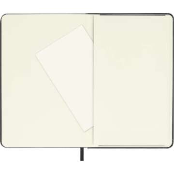 Moleskine Classic Collection Hard Cover Notebook, 1-Subject, Dotted Rule, Black Cover, 5.5 x 3.5 Sheets