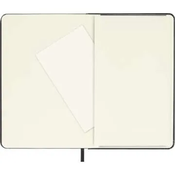 Moleskine Classic Collection Hard Cover Notebook, 1-Subject, Dotted Rule, Black Cover, 5.5 x 3.5 Sheets