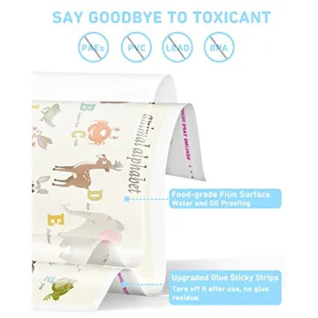 Babebay 40 Pack Disposable Baby Placemats - Hygienic & Fun