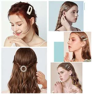 Nonslip Strong Hold Matte Claw Big Hair Clips, Multi Color Vintage Jaw Clips for Women and Girls