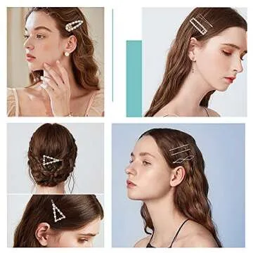 Nonslip Strong Hold Matte Claw Big Hair Clips, Multi Color Vintage Jaw Clips for Women and Girls