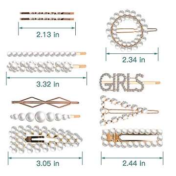 Nonslip Strong Hold Matte Claw Big Hair Clips, Multi Color Vintage Jaw Clips for Women and Girls