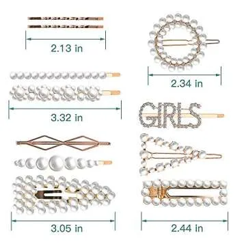 Nonslip Strong Hold Matte Claw Big Hair Clips, Multi Color Vintage Jaw Clips for Women and Girls