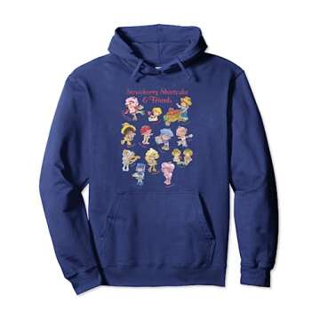 Strawberry Shortcake & Friends Vintage Character Sketchbook Pullover Hoodie