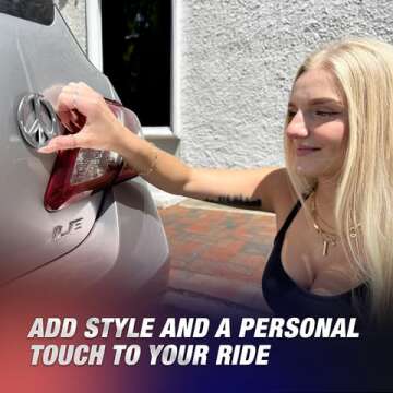 Premium Car Emblems - 3D Heavy Duty Peace Sign Logo