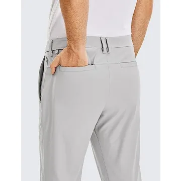 CRZ YOGA Comfy Golf Pants - Unique Olive Stylish Trousers