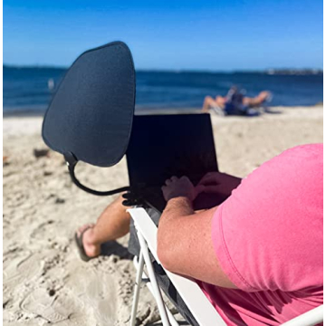 TopShade Laptop Sun Shade - Portable and Adjustable Light Blocker