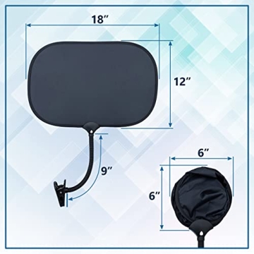 TopShade Laptop Sun Shade - Portable and Adjustable Light Blocker