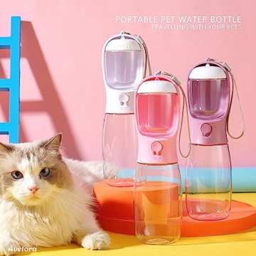Portable AVELORA Dog Water Bottle for Outdoor Pets