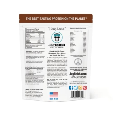 Jay Robb Egg White Protein Powder, Delicious & Low Carb