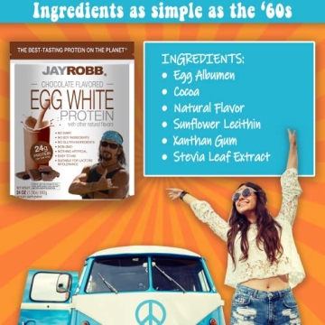Jay Robb Egg White Protein Powder, Delicious & Low Carb