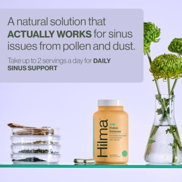 Hilma Natural Sinus Support - Vegan Allergy Relief Capsules