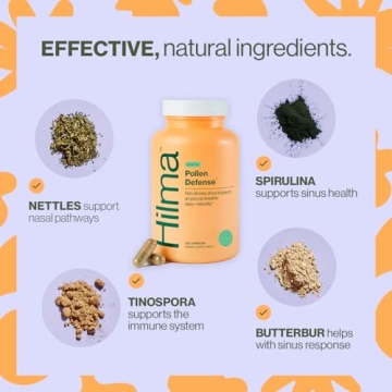 Hilma Natural Sinus Support - Vegan Allergy Relief Capsules