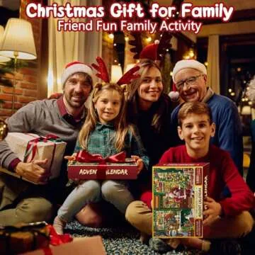 Puzzle Advent Calendar 2024, 1008 Pieces for Holiday Fun
