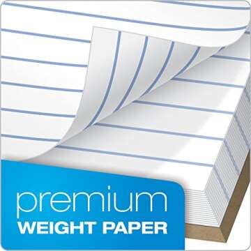 TOPS Legal Pads 6 Pack Docket Gold Premium Quality Wide Ruled