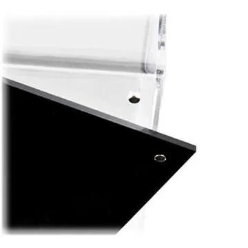 Better Display Cases Clear Acrylic Four(4) Golf Ball Display Case with Black Back and Turf Floor (A045C-TB)