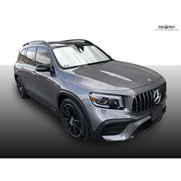 YelloPro Custom Fit Front Windshield Reflective Sunshade for 2020 2021 2022 2023 2024 2025 Mercedes-Benz GLB-Class SUV, Sun Shade Protector Accessories [Made in USA]