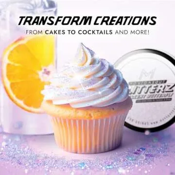 Premium MONÉGASQUE Edible Glitter for Stunning Cocktails