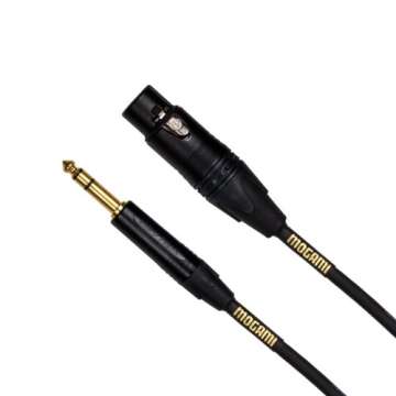 Mogami Gold TRS XLRF 03 Balanced Quad Patch Cable 3 feet