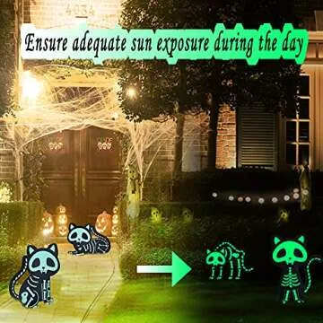 Melonegg Halloween Decorations Outdoor Yard Sign, 4PCS Reflective Black Cat Halloween Decoration Outdoor, Scary Family Home Front Yard Sign Plastic Decoration for Halloween Party
