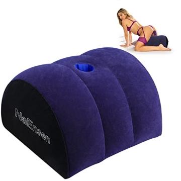Multifunctional Inflatable Half Moon Pillow for Couples