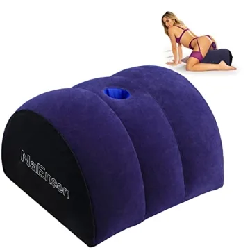Multifunctional Inflatable Half Moon Pillow for Couples