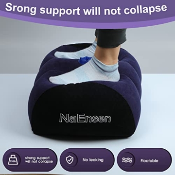 Multifunctional Inflatable Half Moon Pillow for Couples