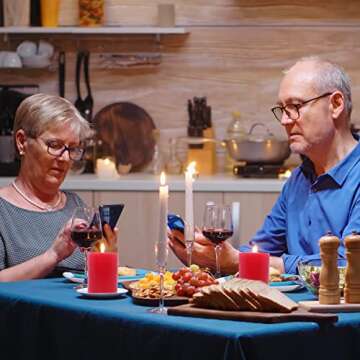 4 Red Pillar Candles - Long Burning Elegance for Events