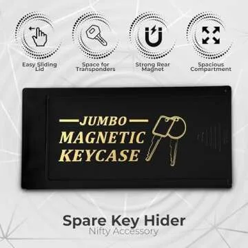 Secure Magnetic Key Holder for Home & Car - RamPro