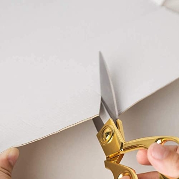 SIRMEDAL Professional Heavy Duty Tailor Scissors Gold