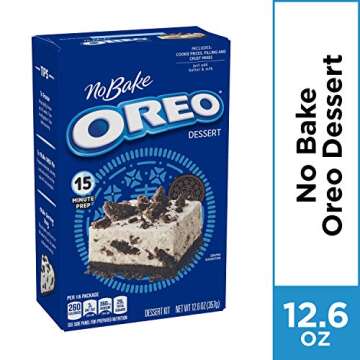 Jell-O No Bake Oreo Dessert Kit (12.6 oz Box)