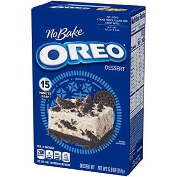Jell-O No Bake Oreo Dessert Kit (12.6 oz Box)