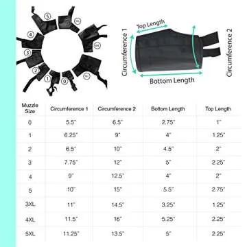 Downtown Pet Supply - Quick-Fit Dog Muzzle for Grooming - Pet Care & Dog Grooming Supplies - Soft Ny...