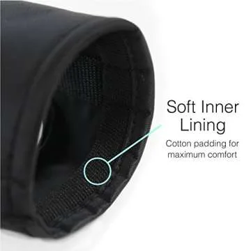 Downtown Pet Supply - Quick-Fit Dog Muzzle for Grooming - Pet Care & Dog Grooming Supplies - Soft Nylon Muzzle with Safety Buckle - Size 0 - Muzzle for Small Dog