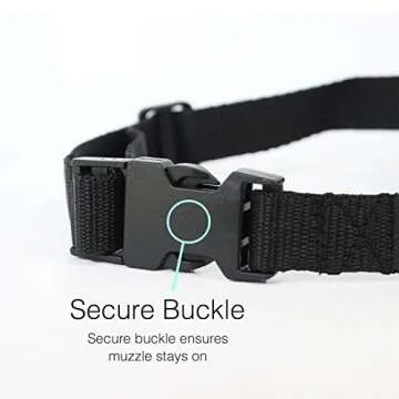 Downtown Pet Supply - Quick-Fit Dog Muzzle for Grooming - Pet Care & Dog Grooming Supplies - Soft Nylon Muzzle with Safety Buckle - Size 0 - Muzzle for Small Dog