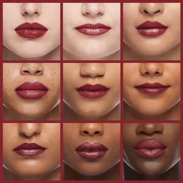 Gabriel Cosmetics Lipstick (Raisin - Burgundy Wine/Cool Crème)