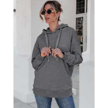 Stylish ANRABESS Women Oversized Hoodie for Fall Fashion