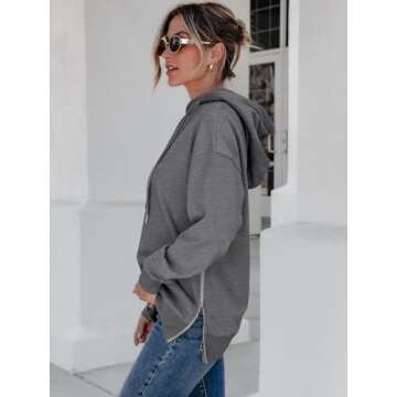 Stylish ANRABESS Women Oversized Hoodie for Fall Fashion