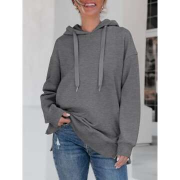 Stylish ANRABESS Women Oversized Hoodie for Fall Fashion